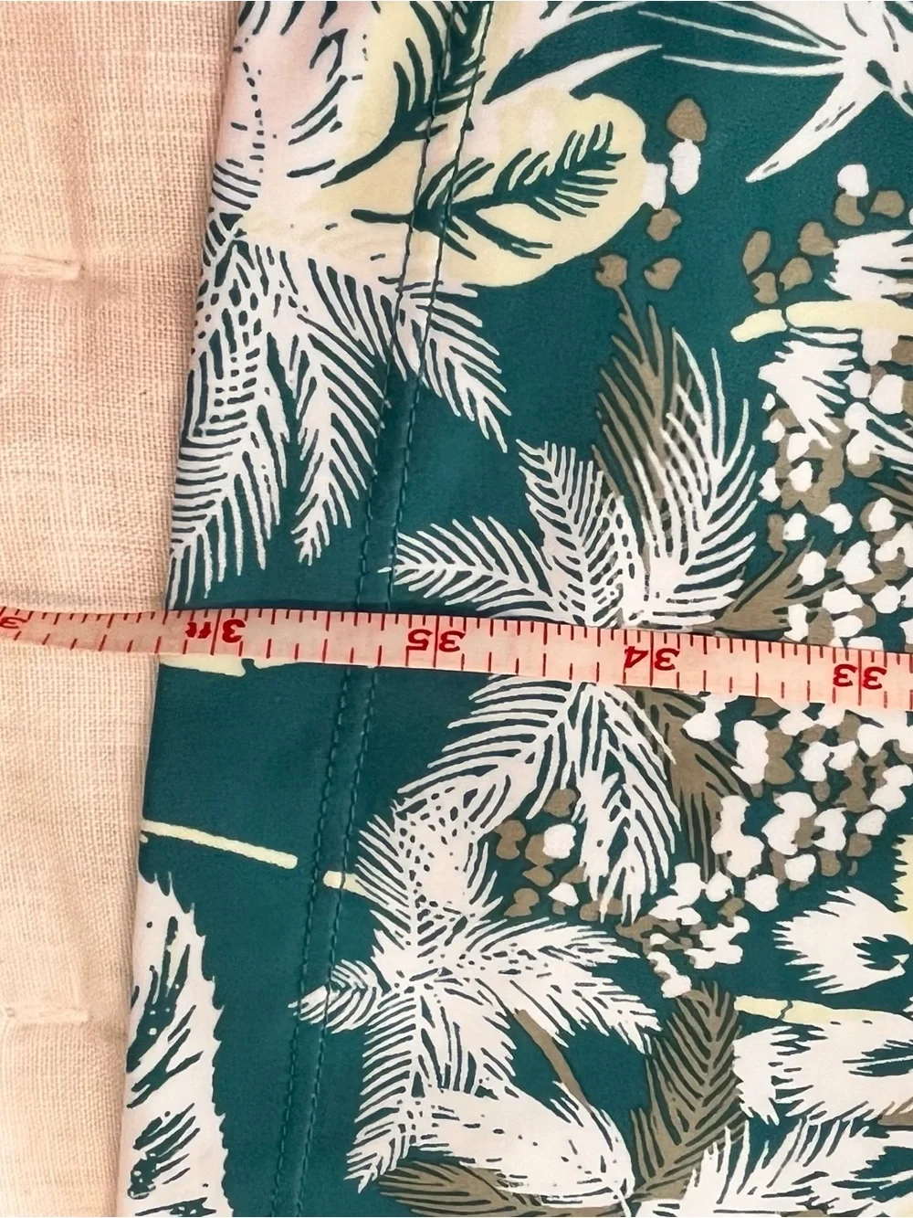 Columbia Small Teal Tropical Print Tank Dress Summer Athletic Resort Boating Vac - Picture 7 of 7